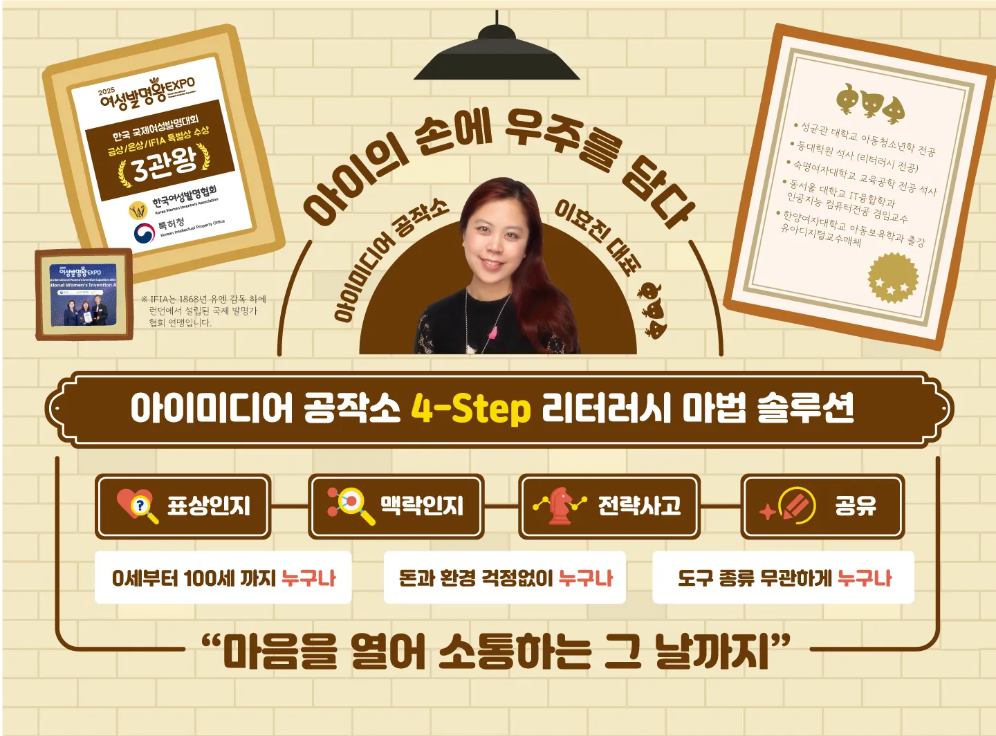 우주를 담은 교육 4단계 프로세스